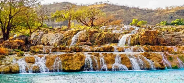Natural landscape near Wadi Darbat, Salalah