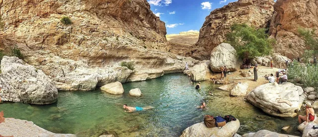 Desert Overnight and Wadi Bani Khalid from Muscat — reference photograph