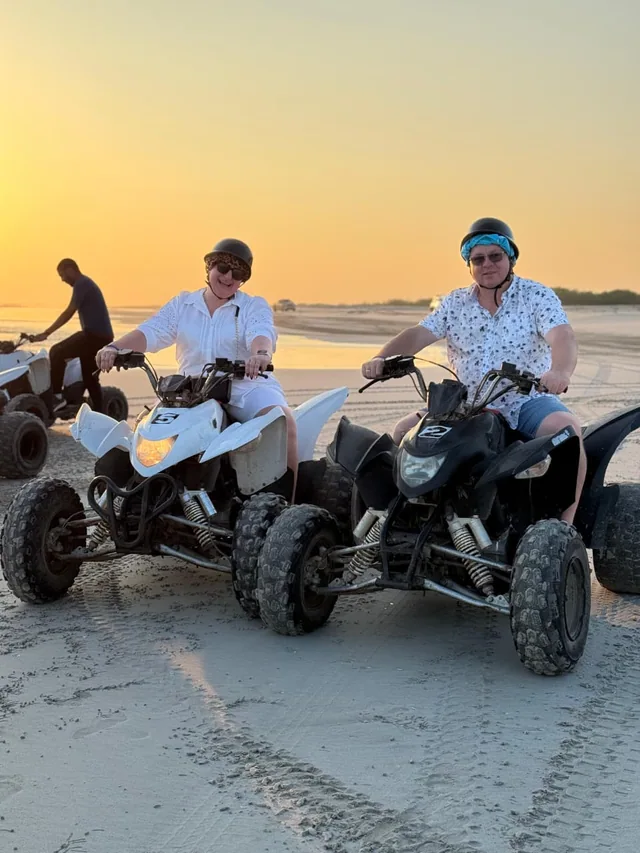 Sunset quad biking adventure