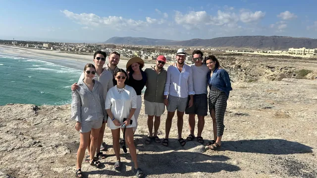 Scenic stop on the Wadi Darbat and Jabal Samhan tour