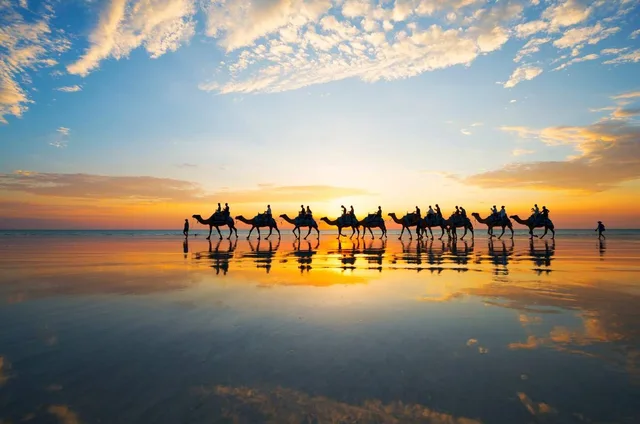 Hurghada Sunset Camel Ride on the Beach & Desert — tour photograph