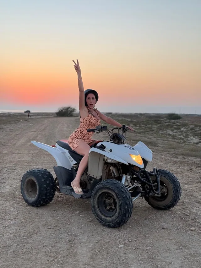 Group of quad bikes on the beach