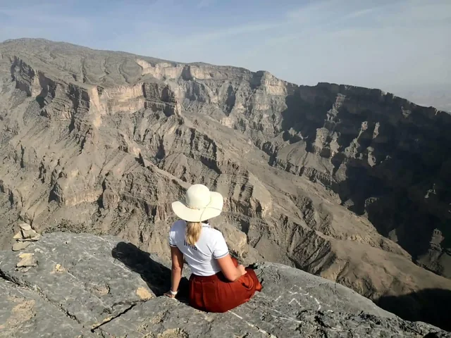 Oman’s Grand Canyon Balcony Walk — reference photograph