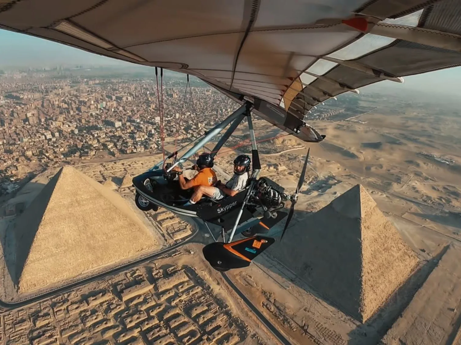 Giza Pyramids Microlight Flight Experience — tour photograph