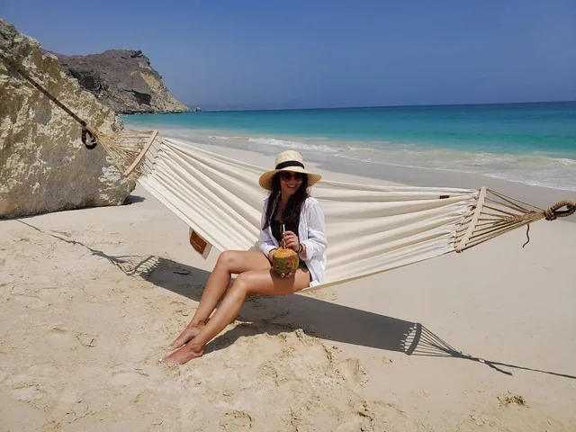 West Salalah beach and cliffs