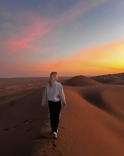Sunset in Rub Al Khali
