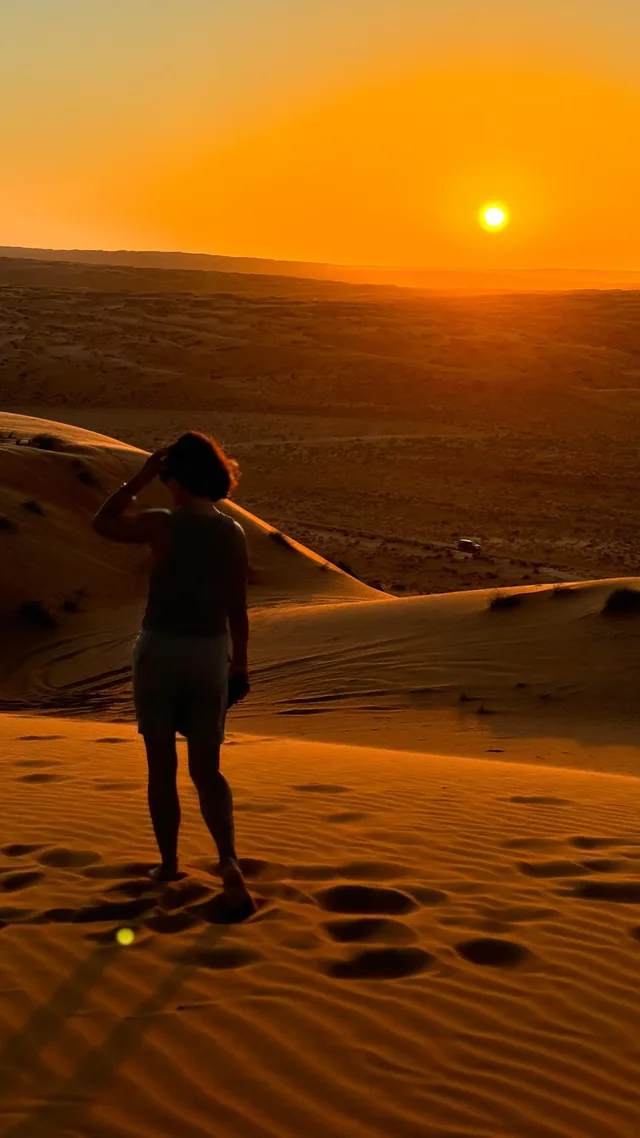 Desert Overnight and Wadi Bani Khalid from Muscat — reference photograph