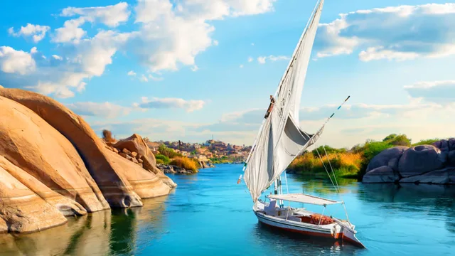 Private Aswan Felucca Ride and Botanical Garden Visit — tour photograph