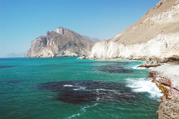 Coastal scenery on the West Salalah tour