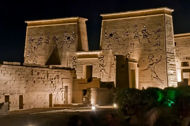 Philae Temple Sound and Light Show from Aswan — tour photograph