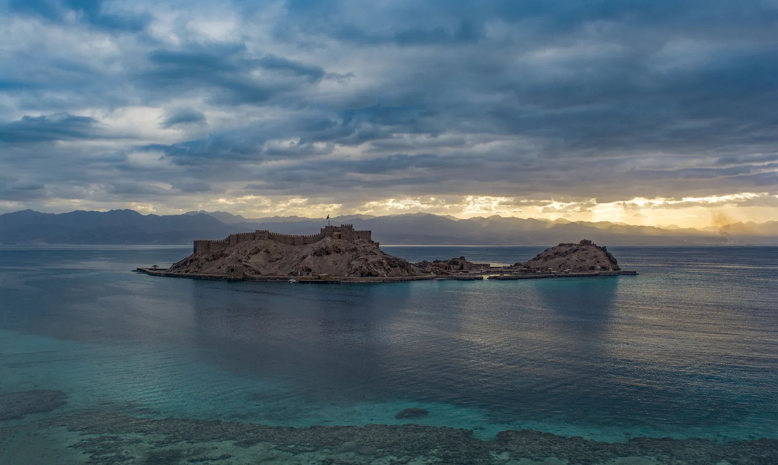 Salah El-Din castle on Pharaoh’s Island near Taba, Egypt
